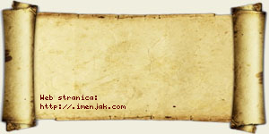 Josif Smiljanić vizit kartica